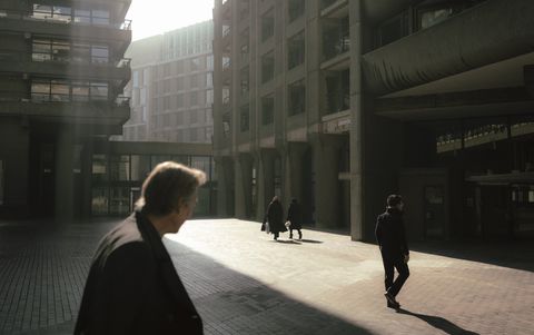 Crossing — Barbican Estate, London